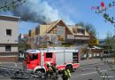 Ktn: Umfassender Löschangriff bei Dachstuhlbrand in Klagenfurt