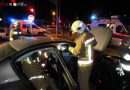 Ktn: Feuerwehr befreit eingeschlossene Beifahrerin aus Unfallwrack