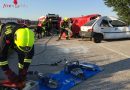 Nö: Feuerwehr Korneuburg beübt Menschenrettung nach Verkehrsunfällen