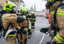 Nö: Floriani 2015 und Brand im Wirtschaftshof als Übungsthema in Korneuburg