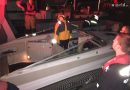 Nö: Sportboot auf der Donau mit Buhne kollidiert