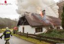 Nö: Wohnhausbrand in Rastenfeld forderte acht Feuerwehren