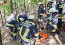 Nö: Verletzter Mountainbiker aus Wald gerettet