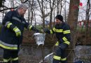 Oö: Schaumteppich auf der Krems sorgt für Feuerwehreinsatz