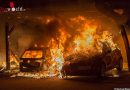 Nö: Feuer zerstört in Krems drei Fahrzeuge samt Carport