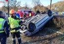 Oö: Verletzte bei Unfall mit zwei Fahrzeugen