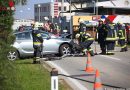 Oö: Zwei Verletzte bei Unfall auf der Paschinger Straße