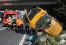 Oö: Verkehrsunfall auf der Westautobahn bei Asten drei Verletzte