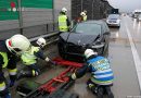 Nö: Pkw-Bergung auf der Südautobahn in Fahrtrichtung Wien