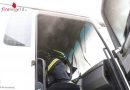 Nö: Brand in Lkw-Fahrerhaus schnell gelöscht