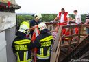 Nö: Assistenzleistung nach medizinischen Notfall im Turm der Franzensburg