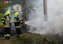 Stmk: Bahndammbrand vor dem Galgenbergtunnel