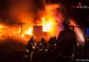 Stmk: Lager- und Bürocontainer bei Großbrand zerstört
