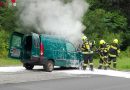 Stmk: Fahrzeugbrand auf der Mariazeller Bundesstraße