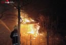 Oö: 11 Feuerwehren bei Vollbrand eines Gebäudes im Einsatz