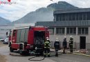 Stmk: Vier Feuerwehren bei Brand in einem Heizwerk im Einsatz