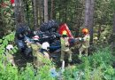 Sbg: Mehrere Seilwinden bei Traktorbergung im Einsatz