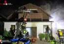 Nö: Person bei Zimmerbrand von Balkon gerettet