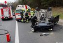 Stmk: Zwei Verletzte bei Fahrzeugüberschlag auf der Südautobahn