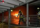 Bayern: Fahrzeugbrand in einem Parkhaus in München