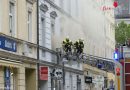 Bayern: Küchennische in Büro in Brand geraten