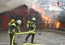 Bayern: Garagenanbau in München in Brand