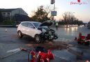 Nö: Zwei Pkw in Kreuzungsunfall in Münchendorf verwickelt