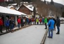 Stmk: 1. Bereichsfeuerwehr-Senioren-Knödeleisschießen auf der Eisbahn