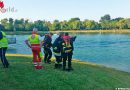 Bgld: Feuerwehrtauchen bergen eine Person aus einem Badeteich