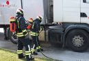 Nö: Lkw-Brand im IZ Niederösterreich-üd rasch gelöscht