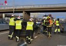 Nö: Verkehrsunfall mit Rettungsfahrzeug auf der Südautobahn