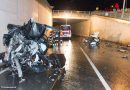 Oö: Mercedes bei Unfall in zwei Teile gerissen