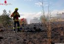 Oö: 1.000 m² Wiese in Brand geraten