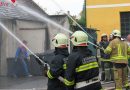 Nö: Langwieriger Einsatz bei Silobrand – 15 Feuerwehren im Einsatz