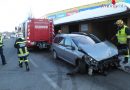 Oö: Aufräumarbeiten nach Verkehrsunfall mit zwei Pkw