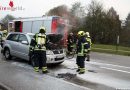 Oö: Kleinkind aus Fahrzeug befreit und Pkw-Brand in Schwertberg