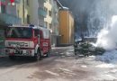 Stmk: Pkw in Vollbrand – Ersthelfer mit Feuerlöscher chancenlos