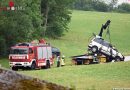 Oö: Schwerer Verklehrsunfall mit fünf Verletzten in Pinsdorf