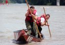 Oö: Steyrer Feuerwehrmänner stellen sich dem hochwasserführenden Inn