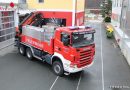 Stmk: Feuerwehr Groß St. Florian stellt neues Kranfahrzeug in Dienst