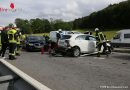 Bayern: Verkehrsunfall auf der A8 bei Teisendorf fordert mehrere teils Schwerverletzte