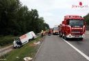 Nö: Feuerwehr Tulln bei Bergungsarbeiten auf der S5 bei Utzenlaa im Einsatz