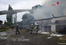Stmk: Fünf Feuerwehren beim Brand eines Wirtschaftsgebäudes im Einsatz