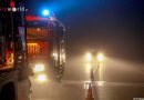 Oö: Verkehrsunfall im dichten Nebel in Wallern