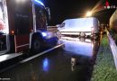 Oö: Verkehrsunfall mit Kleintransporter auf der Welser Autobahn bei Weißkirchen an der Traun