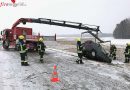 Nö: Pkw in Straßengraben katapultiert