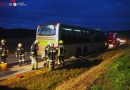 Nö: Massiver Ölaustritt nach Motorschaden bei Autobus