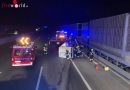 Nö: Person bei Unfall mit Transporter auf der A2 aus Fahrzeug geschleudert