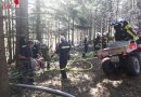 Nö: Waldbrand am Hainfelder Kirchenberg → acht Feuerwehren im Einsatz