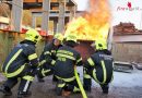 Oö: Muldencontainer wurde zur Heißausbildungsanlage